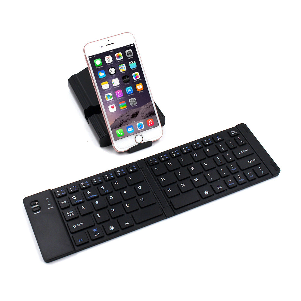 Wireless Foldable Metal Keyboard – Slim, Smart, Travel-Ready