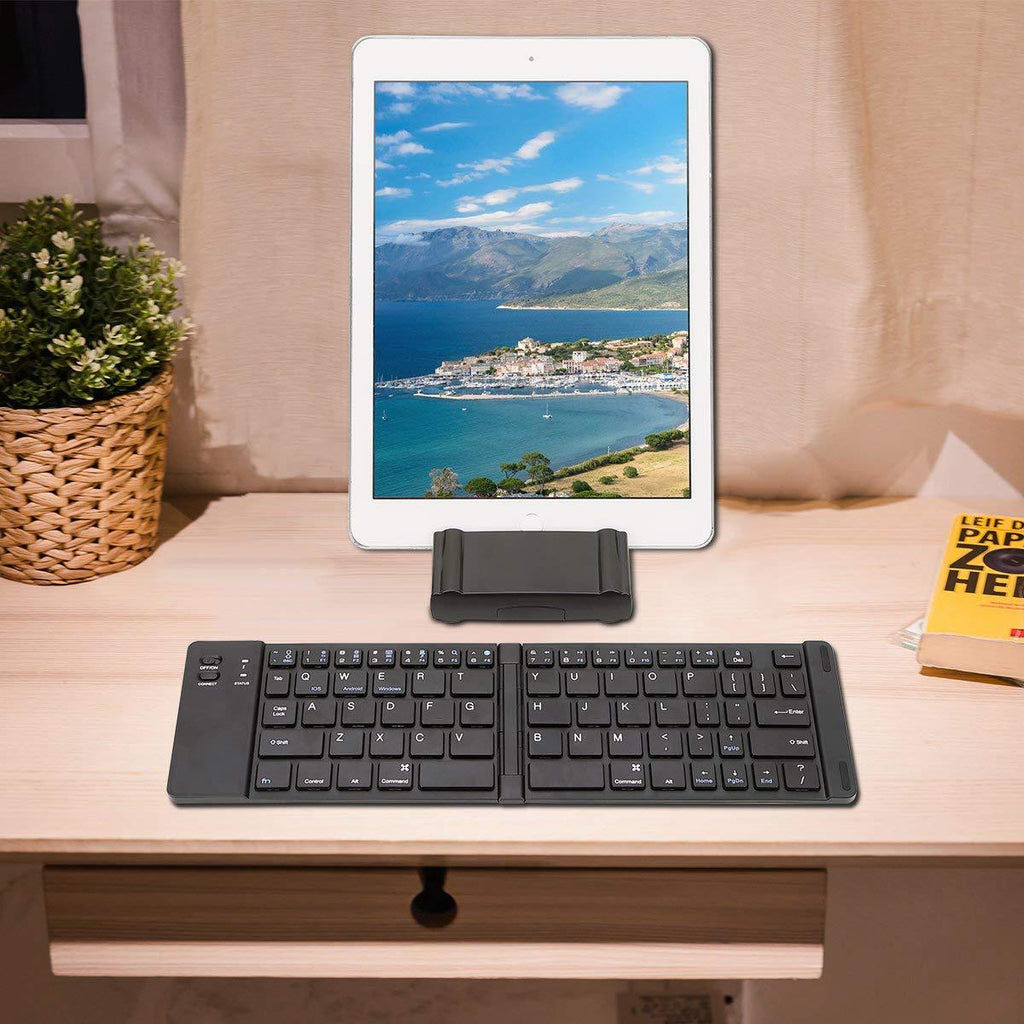 Wireless Foldable Metal Keyboard – Slim, Smart, Travel-Ready