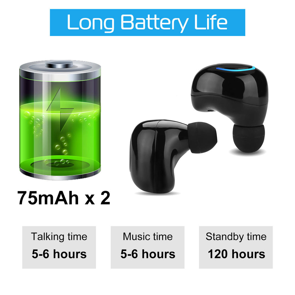 True Wireless Stereo Earbuds – Compact, Powerful Sound