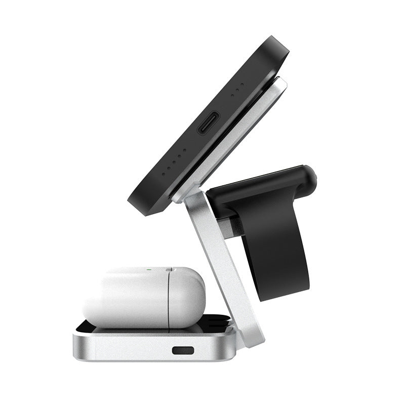 Portable Magnetic 3-in-1 Wireless Charging Station